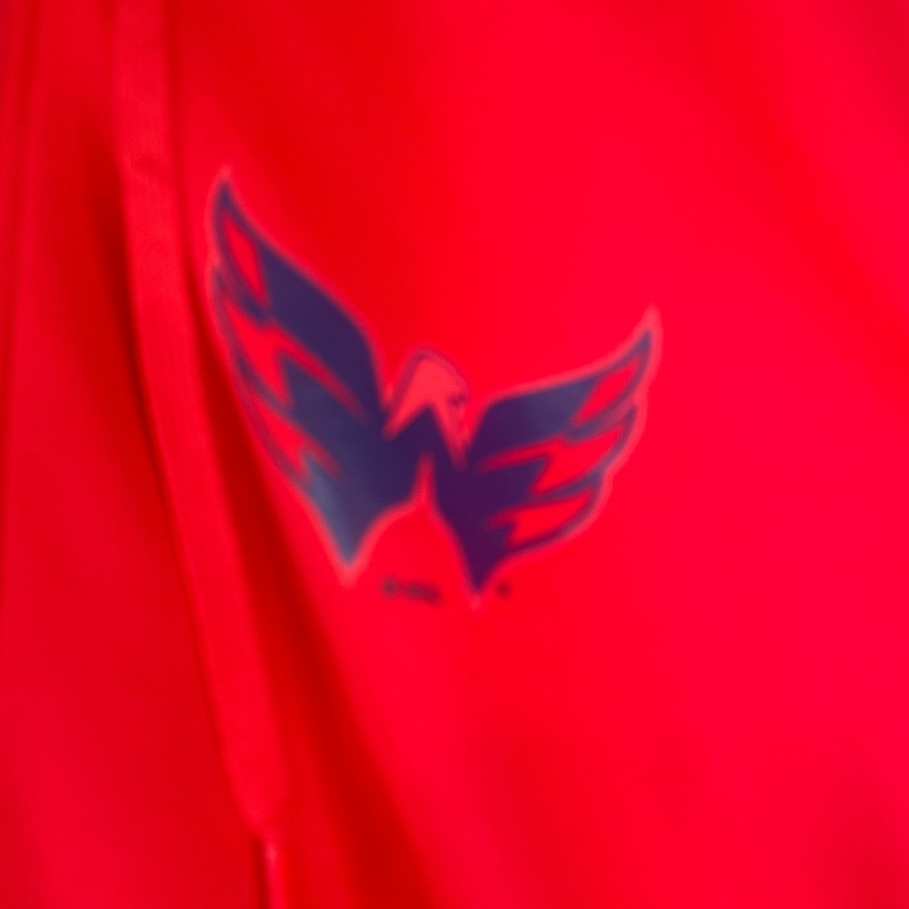 Adidas Washington Capitals‎ NHL Full Zip Hoodie Red Fleece Lined 2XL - Picture 7 of 11